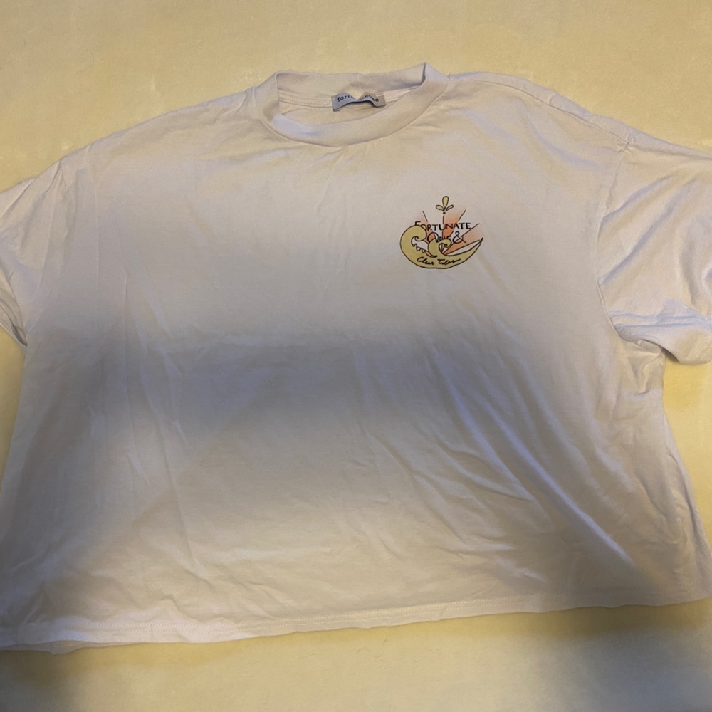 Cropped graphic tee